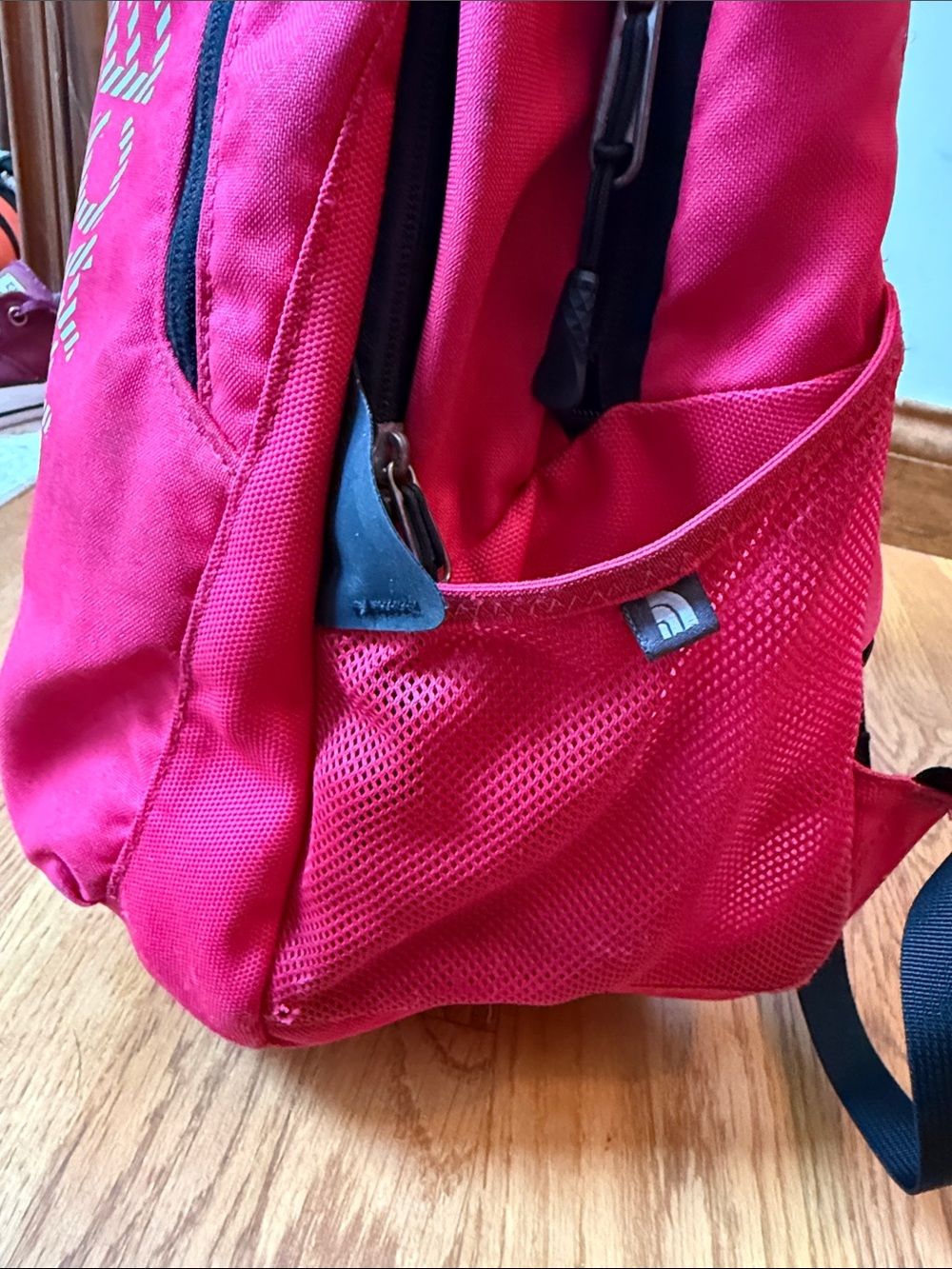 The North Face Wasatch Pink Backpack Well Loved - Picture 10 of 13
